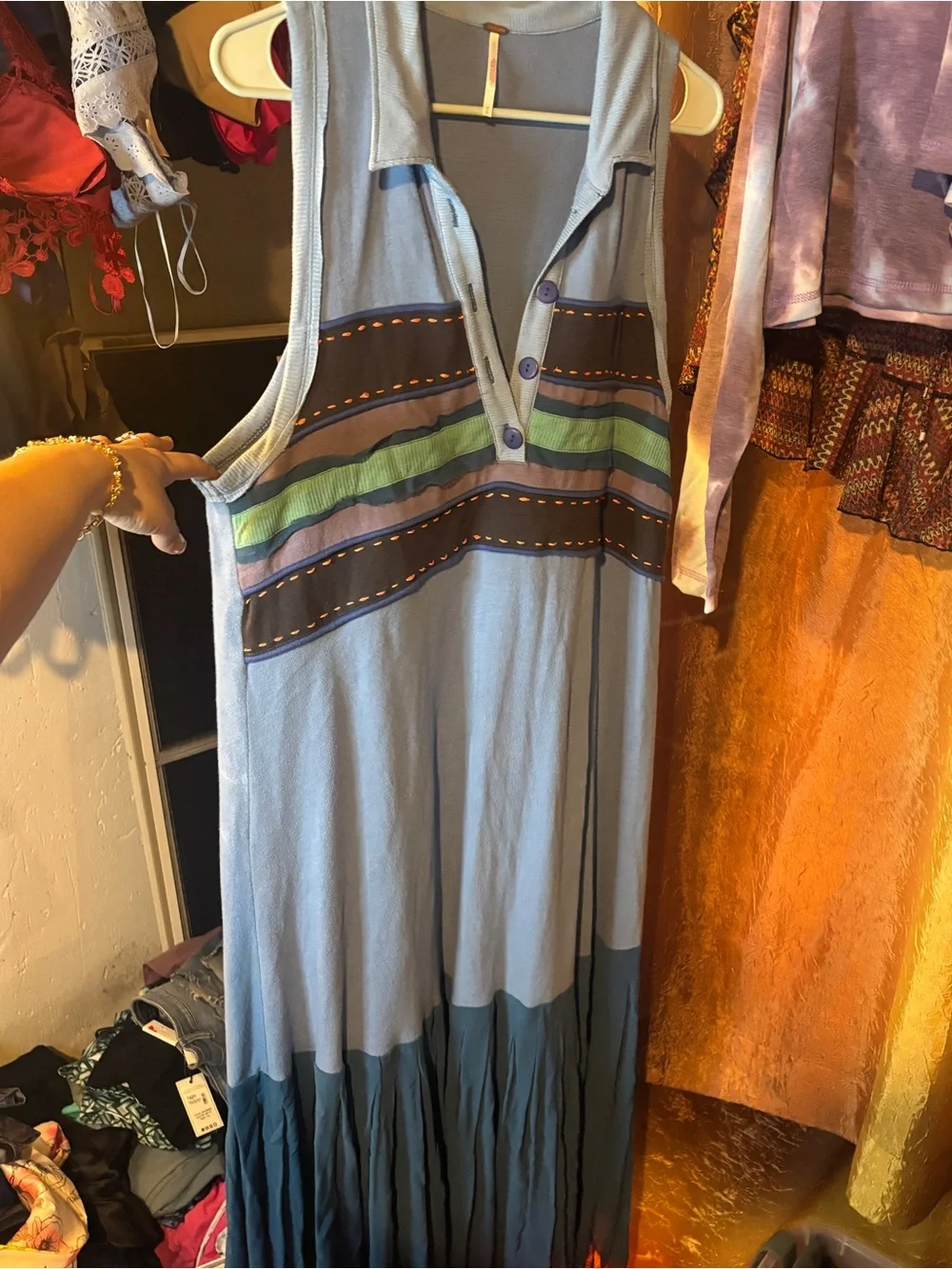 NWOT Free people maverick tee maxi dress MSRP